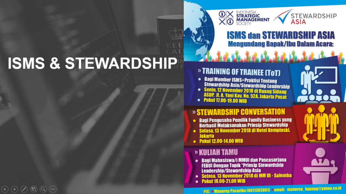 ISMS & STEWARDSHIP COVER