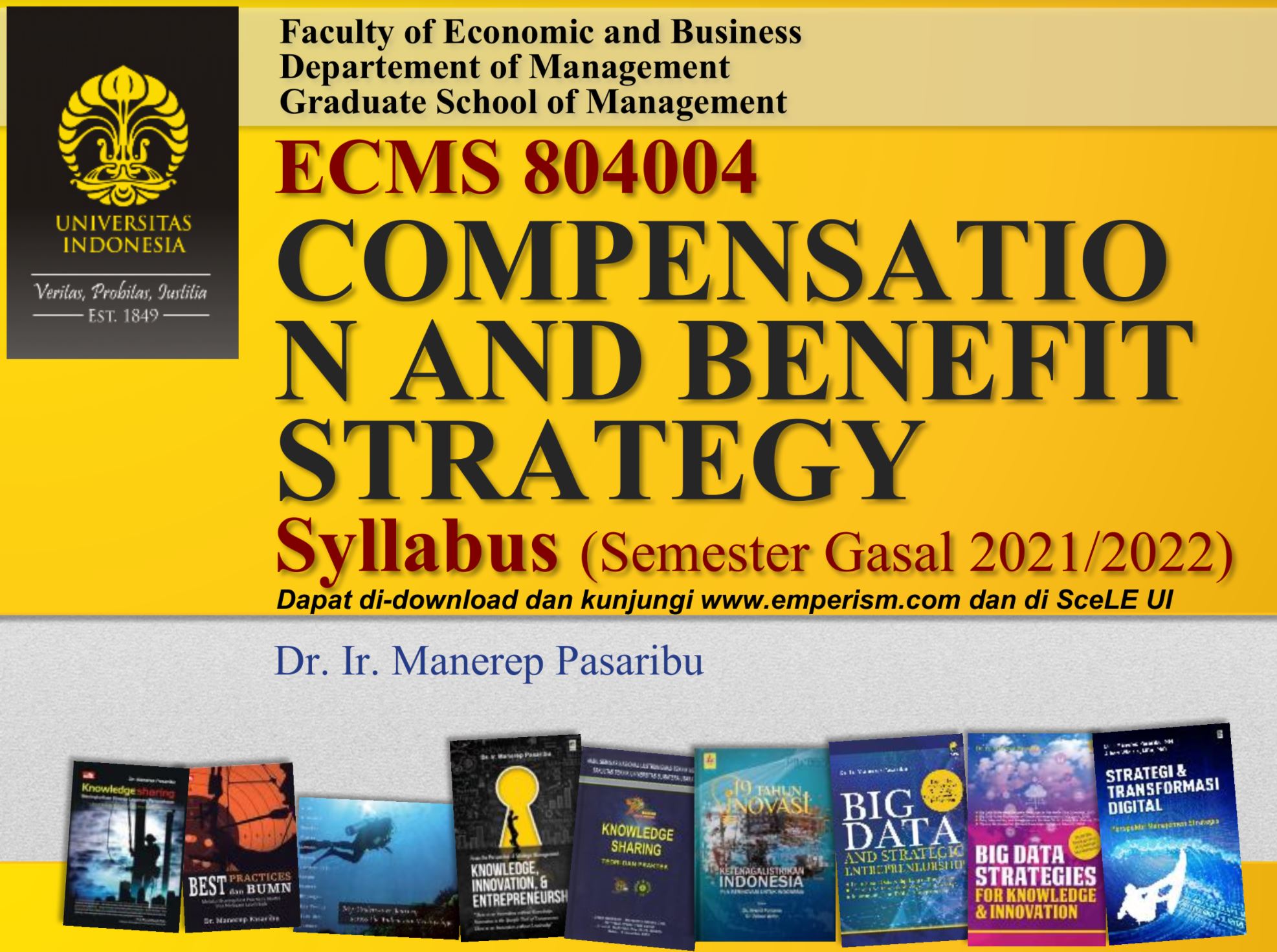SYLLABUS Compensation and Benefit Strategy-Update 112020 2021 2022