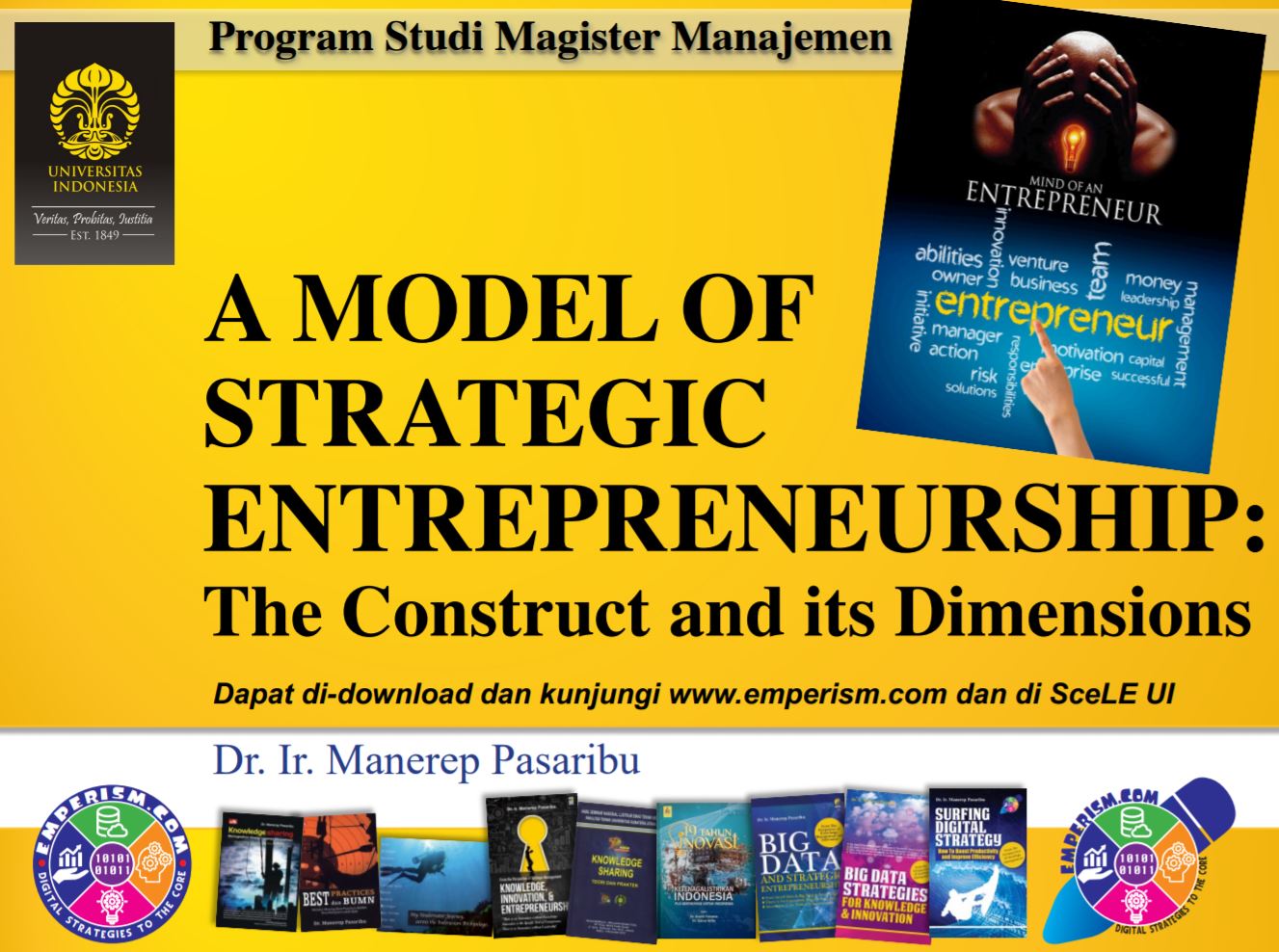 a model of strategic entrepreneurship the construc and its dimensions
